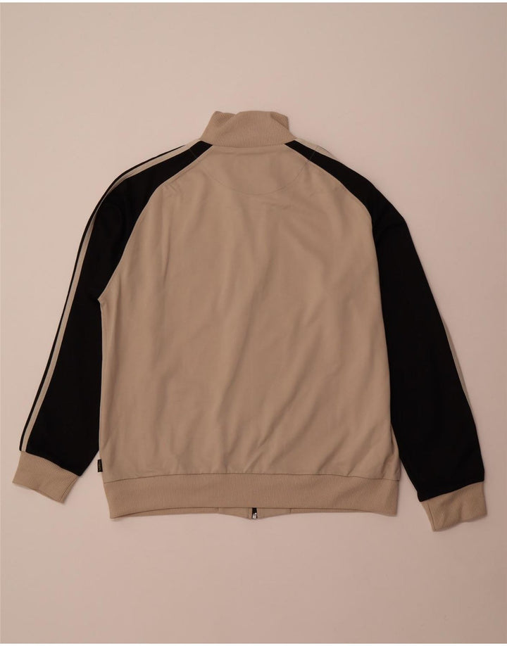 Мужской спортивный костюм MERC с графическим рисунком, верхняя куртка XL, бежевый, хлопок с цветными блоками