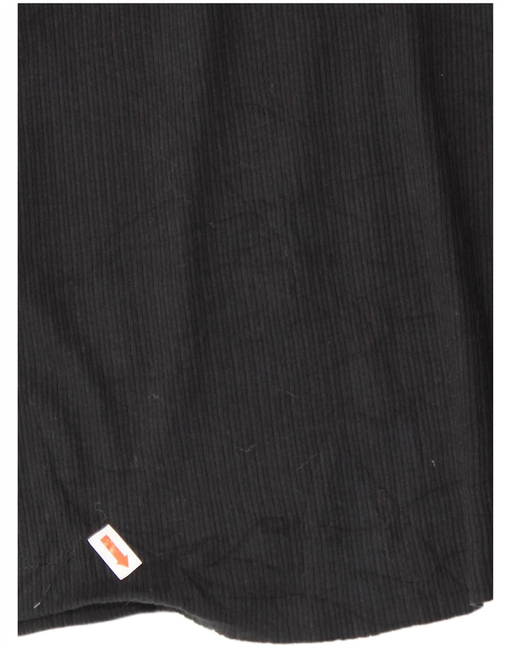 Женский топ с длинным рукавом J. CREW UK 16, большой черный