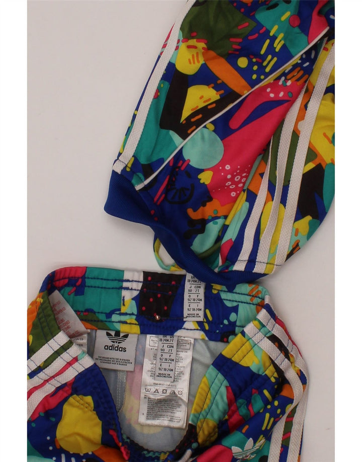 Полный спортивный костюм ADIDAS для девочек 18-24 месяцев, разноцветный