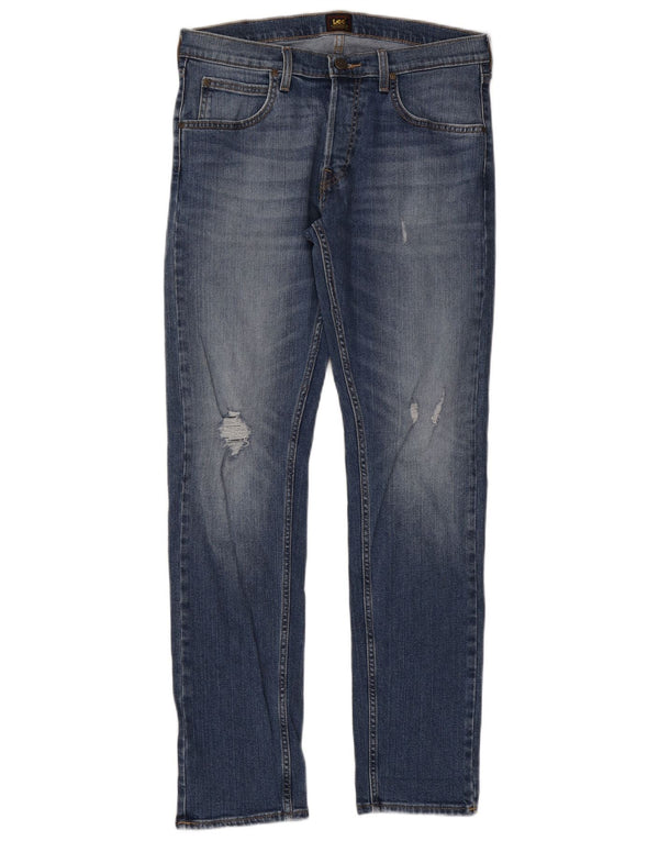 Женские прямые джинсы LEE Daren W33 L32, синий хлопок