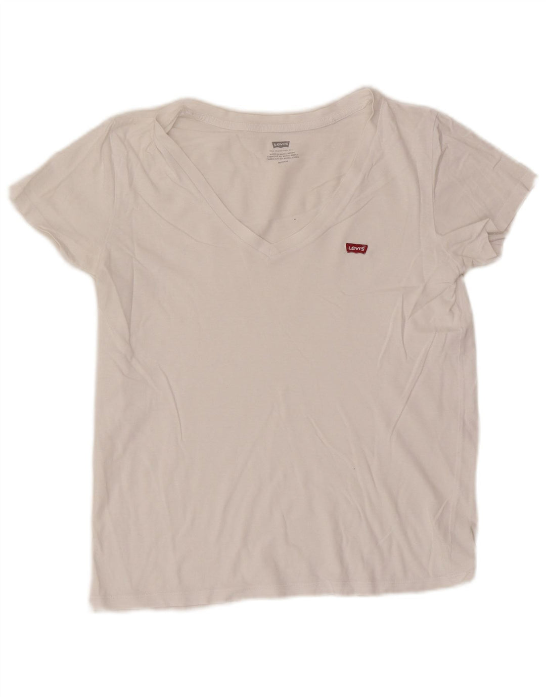 Женская футболка Levi's Top UK 10, маленькая, белая