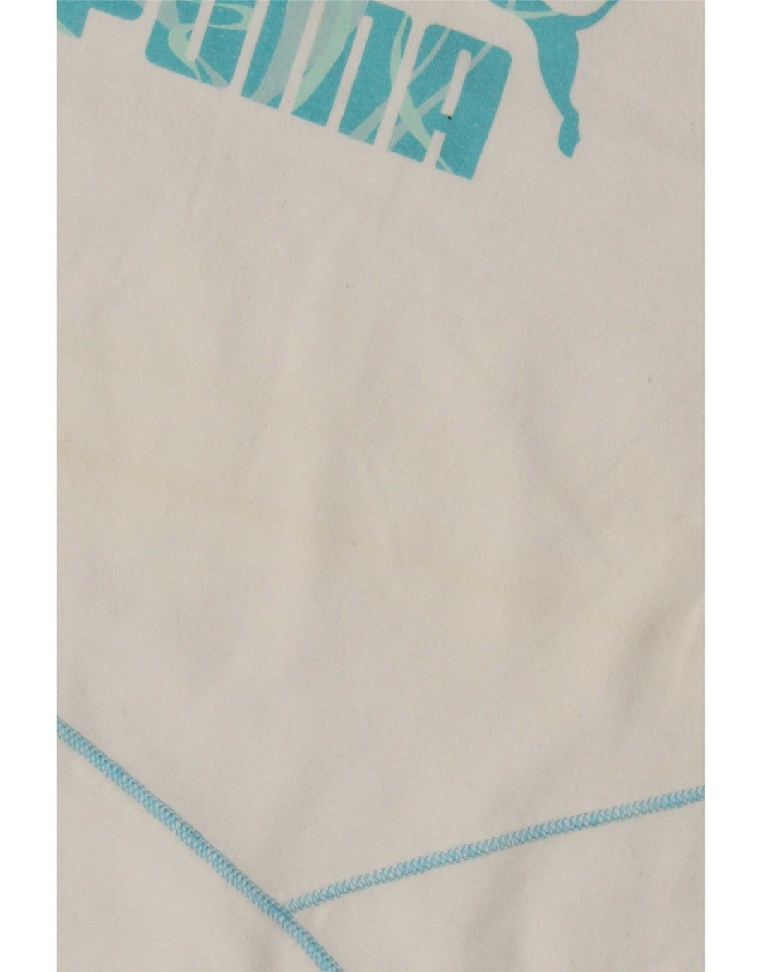 Женская футболка с рисунком Puma Top UK 14, большая белая