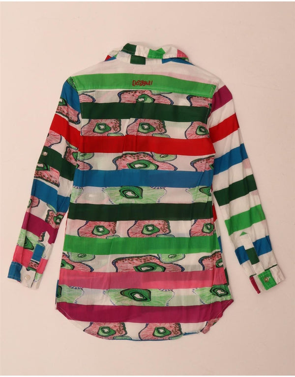 Длинный пуловер для девочек Desigual, разноцветный, 7–8 лет