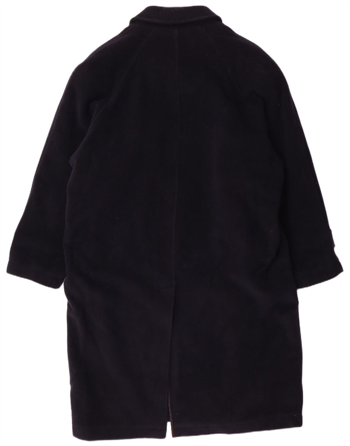 TRUSSARDI JEANS Мужское пальто UK 42 XL Темно-синее шерстяное