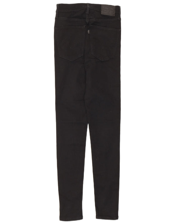 Женские суперскинни Levi's Mile High W26 L30, черный хлопок