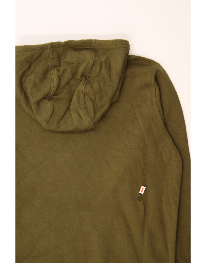 NIKE Mens Hoodie Jumper Medium Khaki Cotton Vintage Nike and Second-Hand Nike from Messina Hembry 