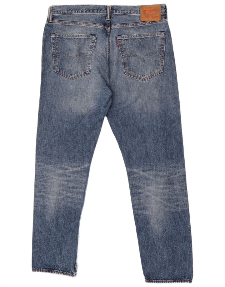 Мужские зауженные джинсы Levi's 508 W36 L32 синие, хлопок