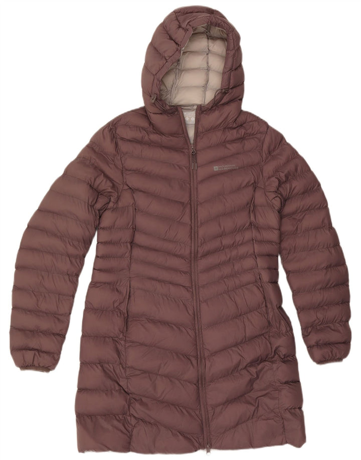 Женское пуховое пальто с капюшоном Mountain Warehouse UK 14, средний коричневый полиамид
