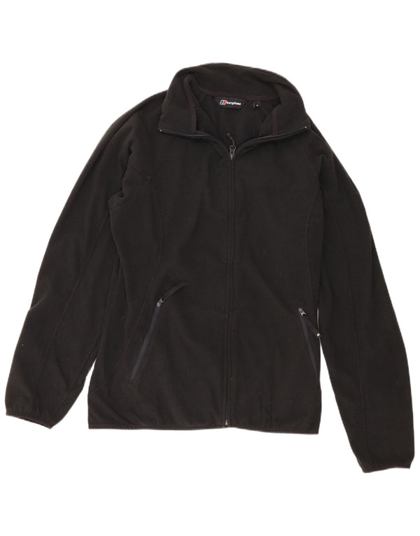 Женская флисовая куртка Berghaus UK 16, большая черная, полиэстер