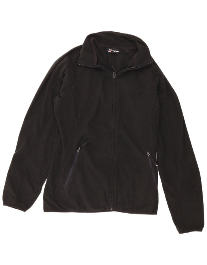 Женская флисовая куртка Berghaus UK 16, большая черная, полиэстер