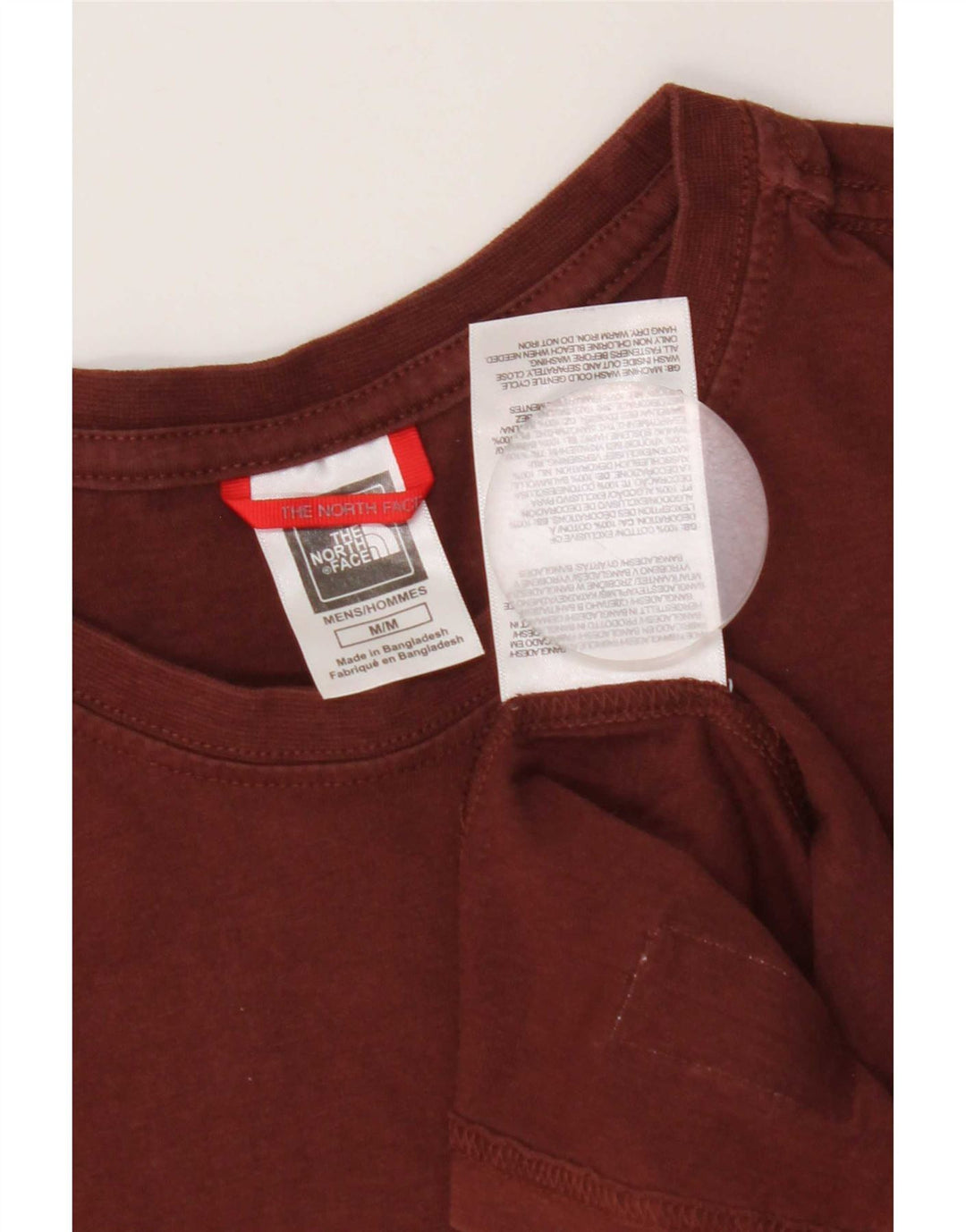Мужская футболка с рисунком The North Face, хлопковый топ среднего коричневого цвета