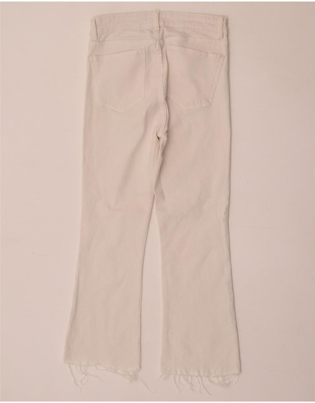 Женские укороченные джинсы Zara Bootcut EU 40 Medium W30 L25 Белые