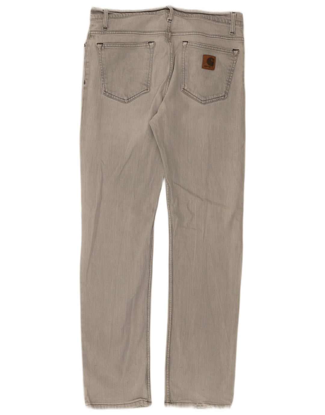 Мужские прямые джинсы Carhartt W34 L34 серые, хлопок