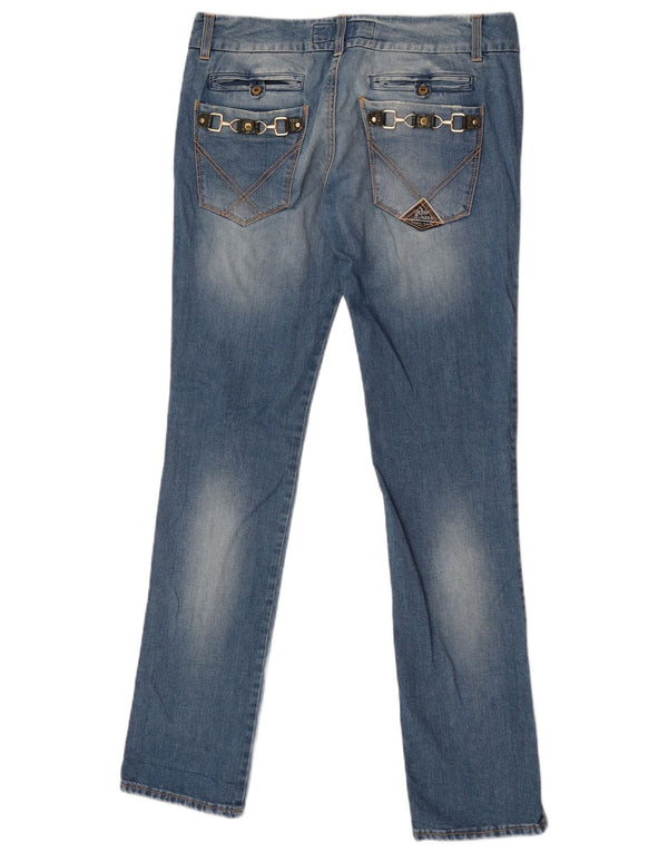 Женские узкие джинсы Roy Rogers с низкой талией IT 44 Medium W30 L34 Синий хлопок