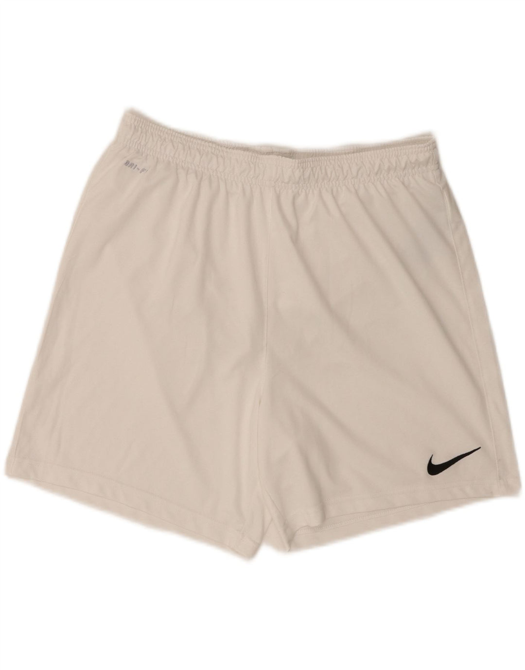 NIKE Mens Dri Fit Sport Shorts Large  White Polyester