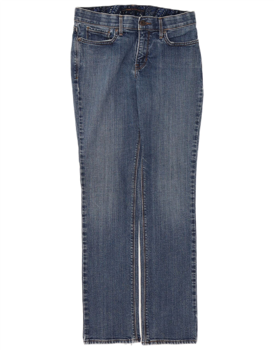 Женские прямые джинсы LEVI'S 525 США 6 Средний W28 L31 Синий хлопок