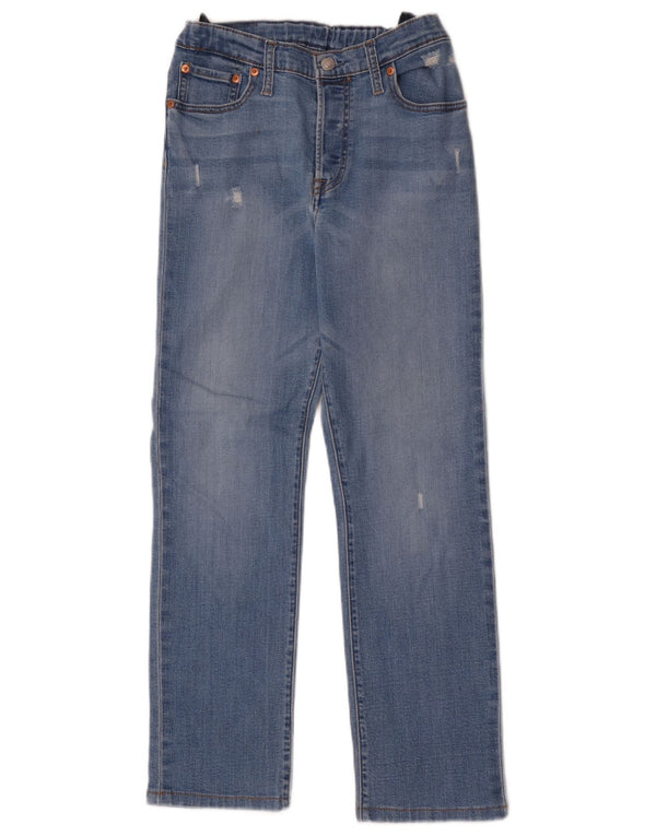 Прямые джинсы Levi's Boys 501 с потертостями 13-14 лет W28 L27 синие