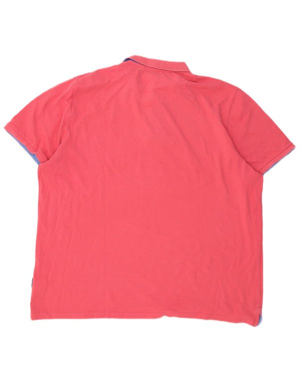 Мужская рубашка поло Joules Classic Fit 2XL, розовая, хлопок