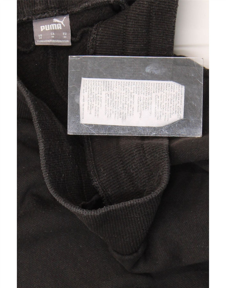 Мужские спортивные брюки Puma, джоггеры, средний черный, хлопок