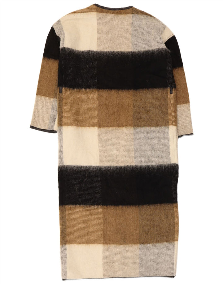 Женское удлиненное пальто Marks & Spencer UK 10, маленькое разноцветное