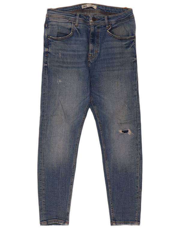 Мужские джинсы скинни Zara EU 40 Medium W31 L26, синий хлопок