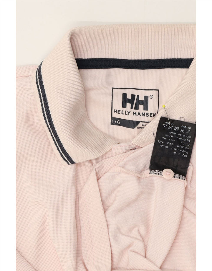 Мужская рубашка поло Helly Hansen, большая розовая, полиэстер