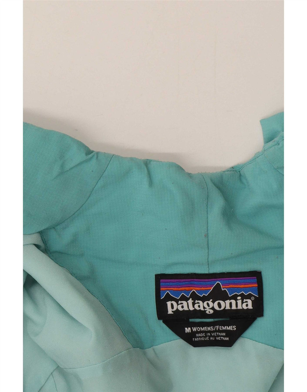 Женская ветровка Patagonia UK 14, средний зеленый нейлон