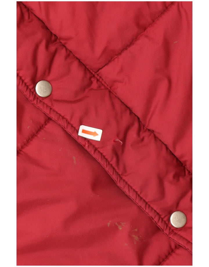 Винтажная мужская стеганая куртка UK 42 XL, красная