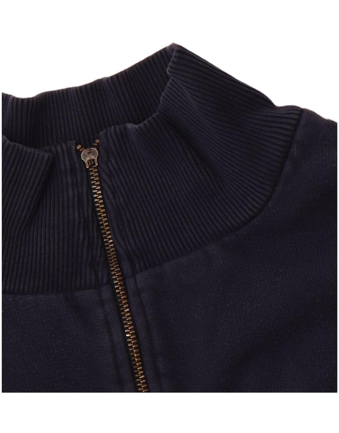 Мужской свитер NIKE с воротником на молнии, Великобритания, размер 45/47 XL, темно-синий, хлопок