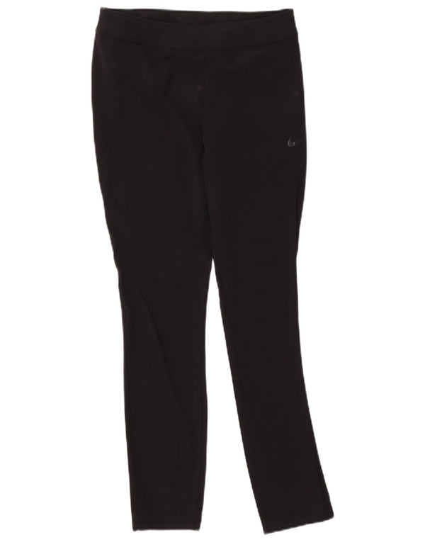 Nike Womens Dri Fit Leggings UK 14 Medium  Black Nylon