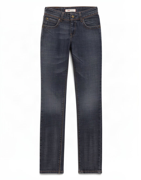 Женские узкие джинсы Levi's 571 W28 L32 синие, хлопок