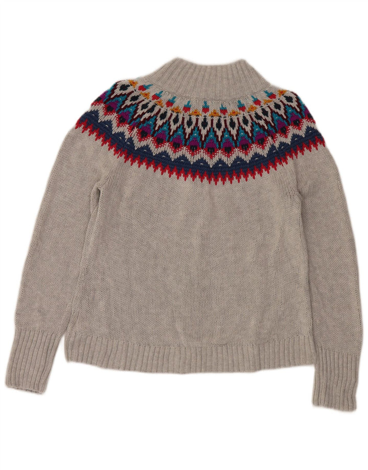 Женский кардиган CHAPS UK 18 XL, серый хлопок Fair Isle