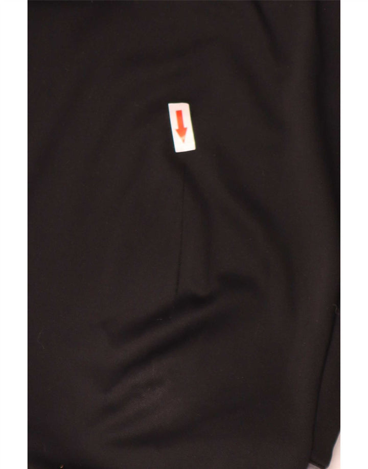Мужские спортивные брюки Nike Dri Fit среднего размера, полиэстер с цветными блоками, средний черный