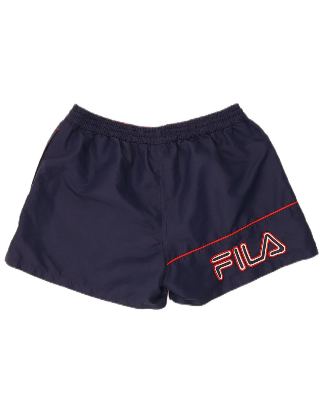 Мужские спортивные шорты Fila с рисунком, средний темно-синий, полиэстер