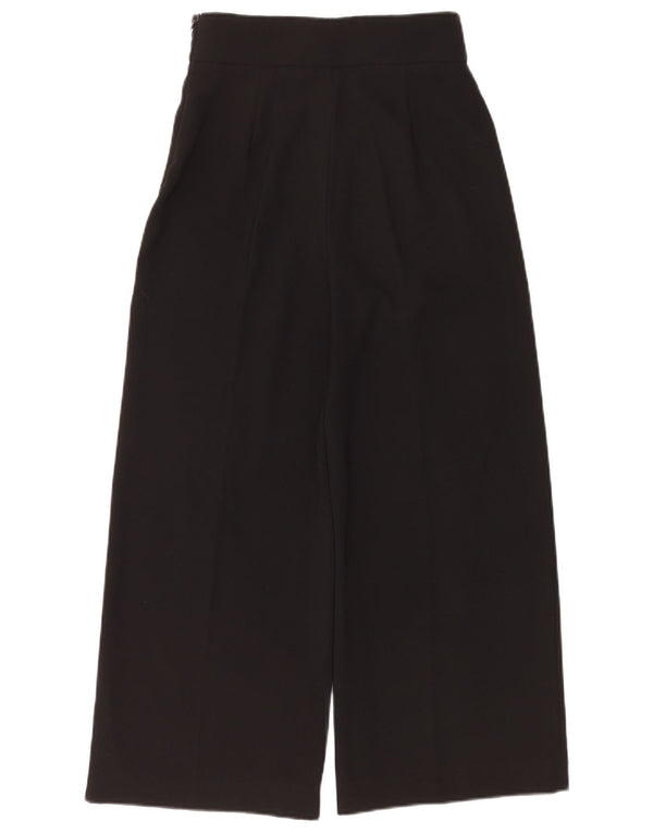 Женские повседневные широкие брюки Zara, маленькие W26 L25, черные