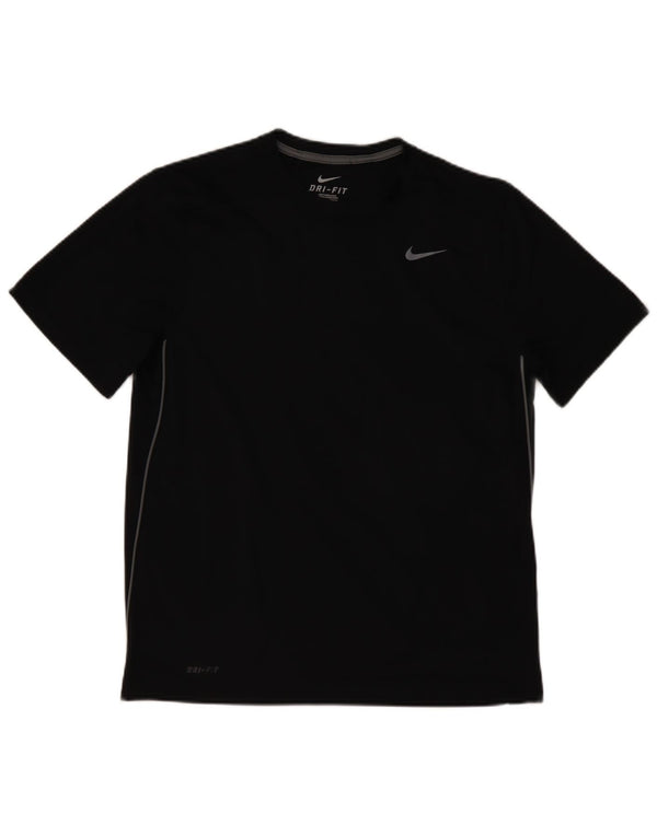Мужская футболка NIKE Dri Fit, большой черный полиэстер