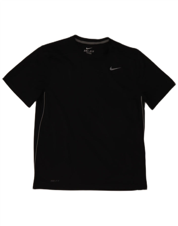 Мужская футболка NIKE Dri Fit, большой черный полиэстер
