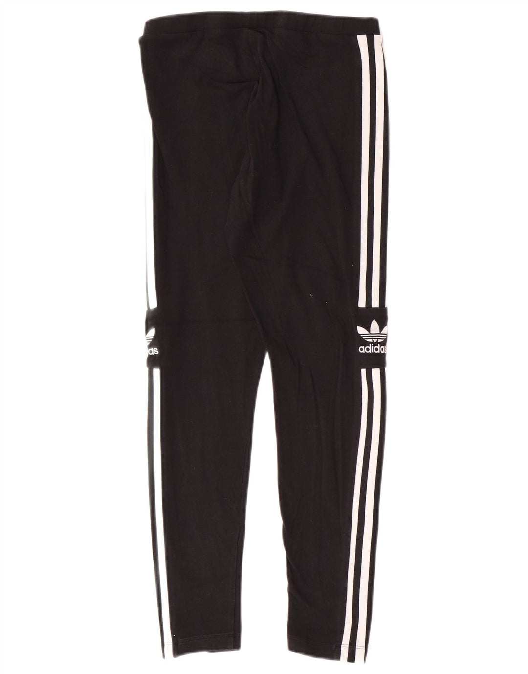 Женские леггинсы Adidas с рисунком UK 12, средний черный хлопок, черный