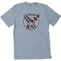 IZOD Mens Salt Water Graphic T-Shirt Top Medium Blue Cotton Vintage Izod and Second-Hand Izod from Messina Hembry 