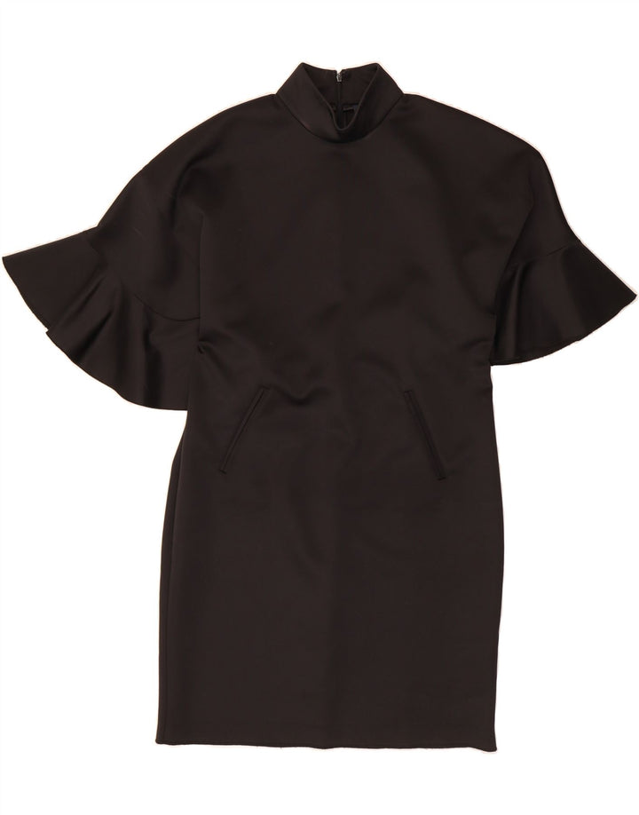 CAVALLI Womens Bodycon Dress IT 48 XL Black Polyester Vintage Cavalli and Second-Hand Cavalli from Messina Hembry 