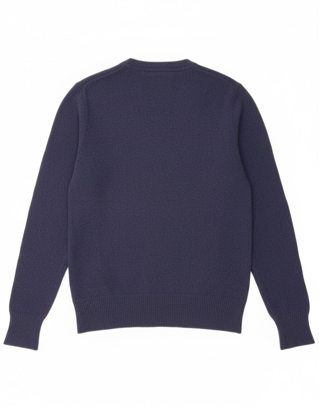 Мужской джемпер с круглым вырезом Superdry, средний темно-синий шерстяной свитер
