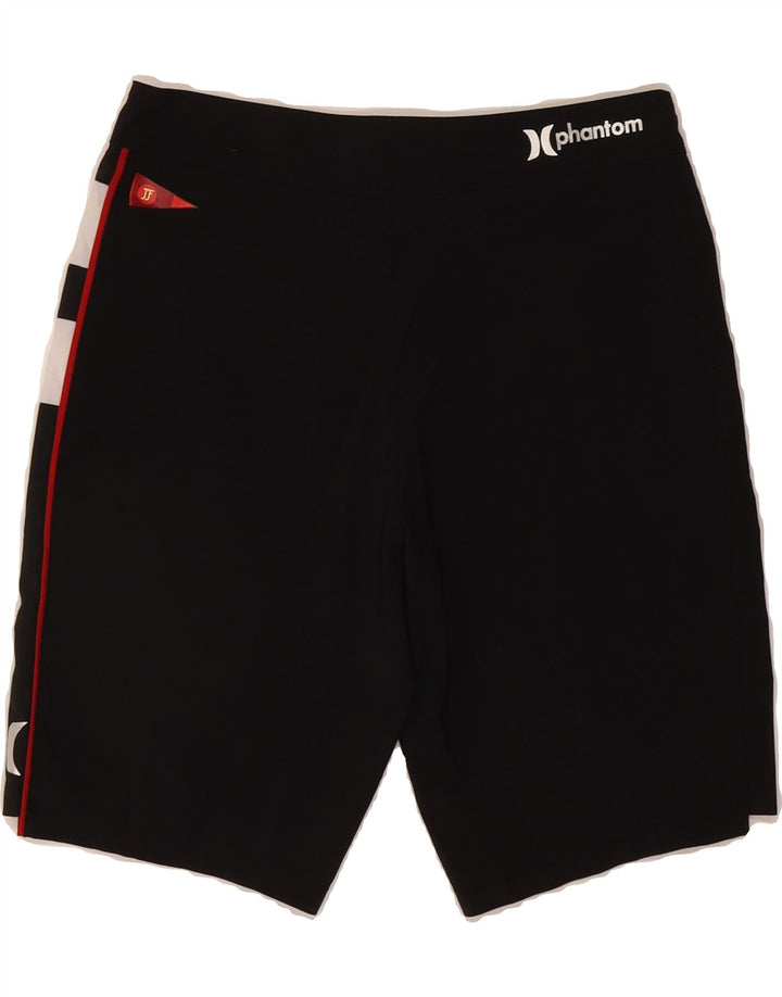 HURLEY Boys Graphic Swimwear 13-14 Years  Black Polyester Vintage Hurley and Second-Hand Hurley from Messina Hembry 