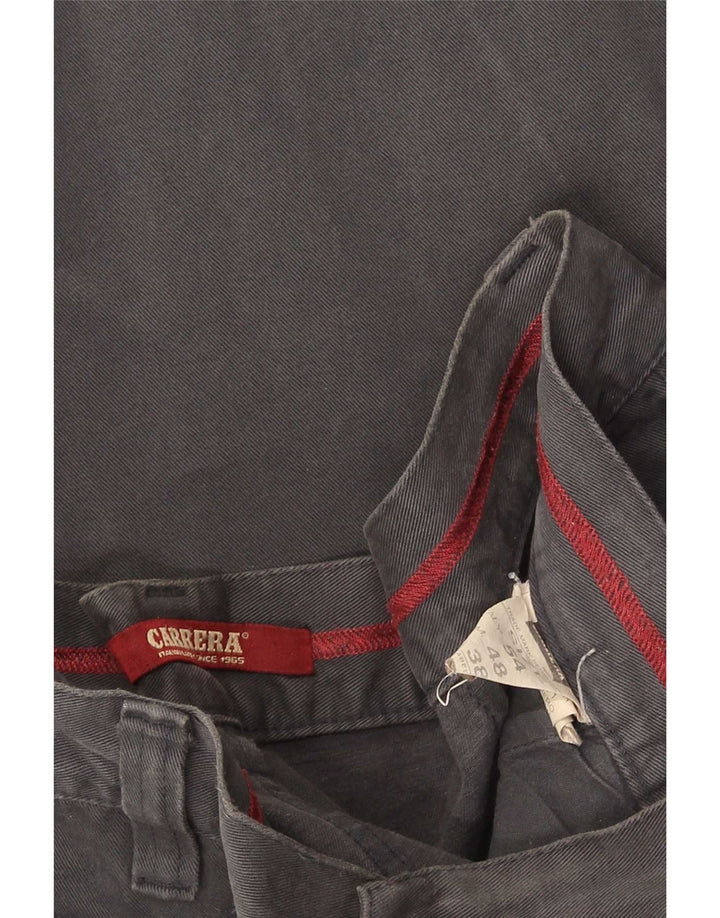Carrera Мужские прямые брюки-карго W38 L31 Серые хлопковые