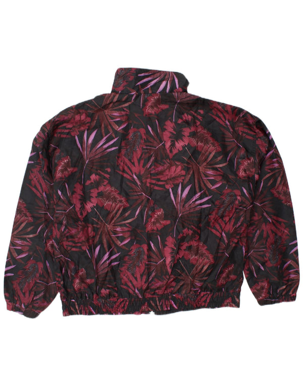 Женский бомбер оверсайз R&R UK 14/16, большой разноцветный цветочный принт