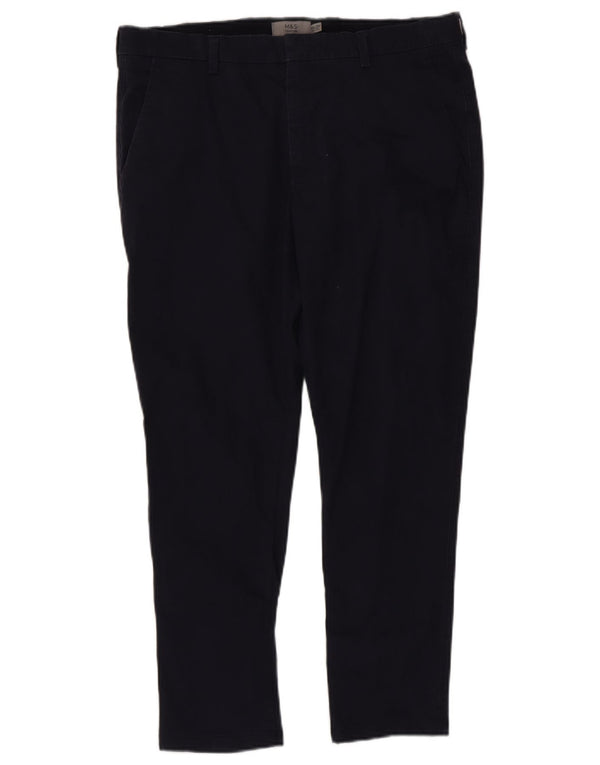 Мужские брюки-чиносы Marks & Spencer W34 L27 темно-синие, хлопок