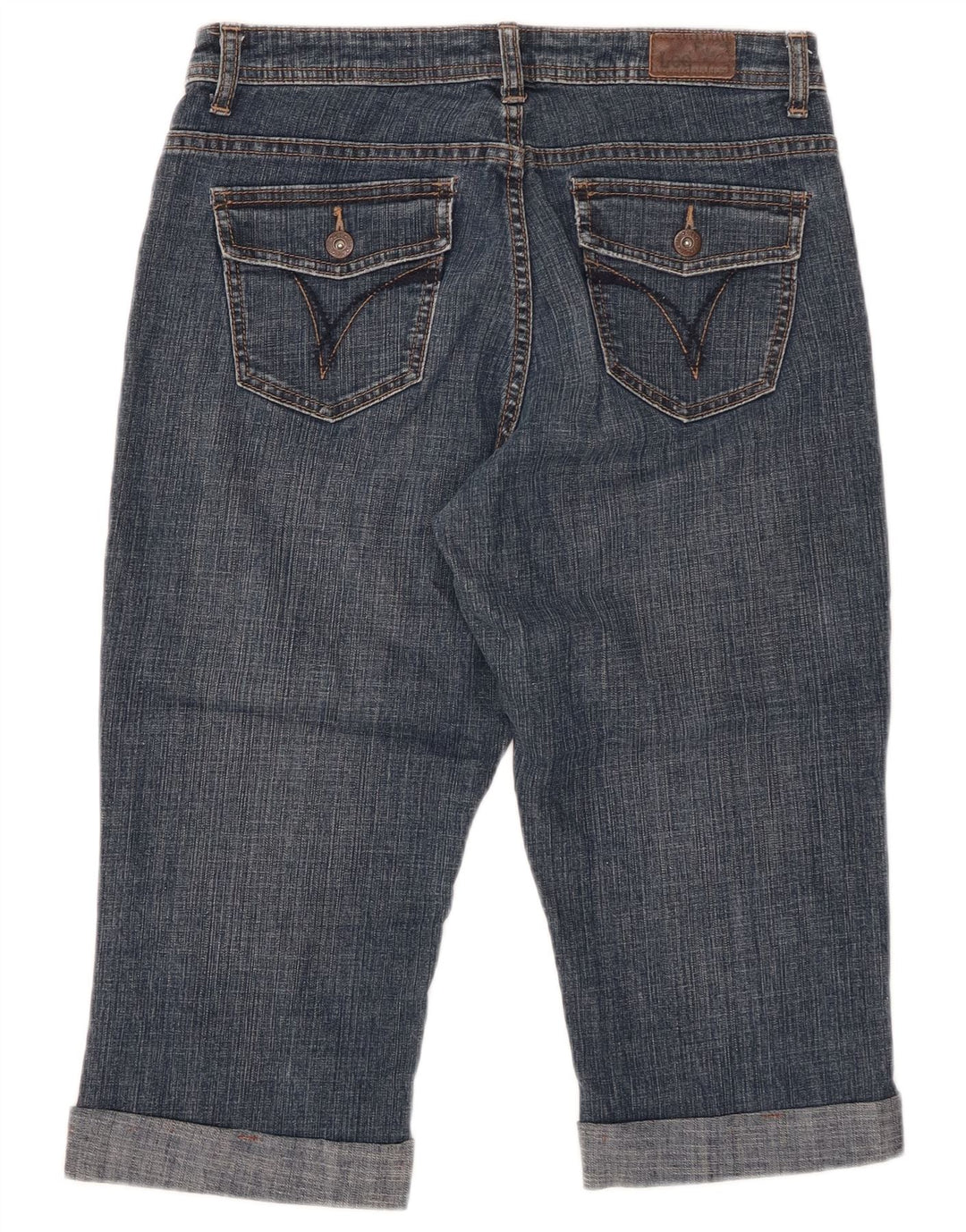 Женские капри со средней посадкой LEE US 8, средний размер W29, синий хлопок