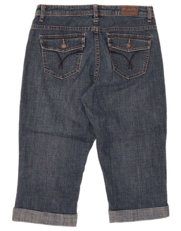 Женские капри со средней посадкой LEE US 8, средний размер W29, синий хлопок