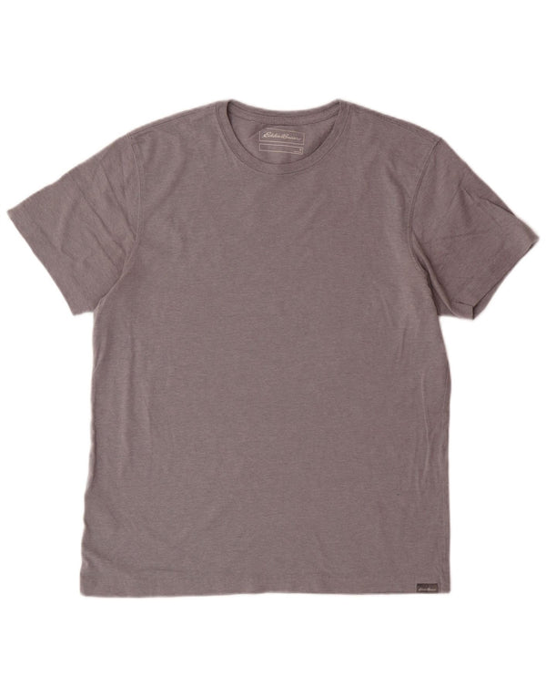 EDDIE BAUER Mens T-Shirt Top Medium Grey Cotton