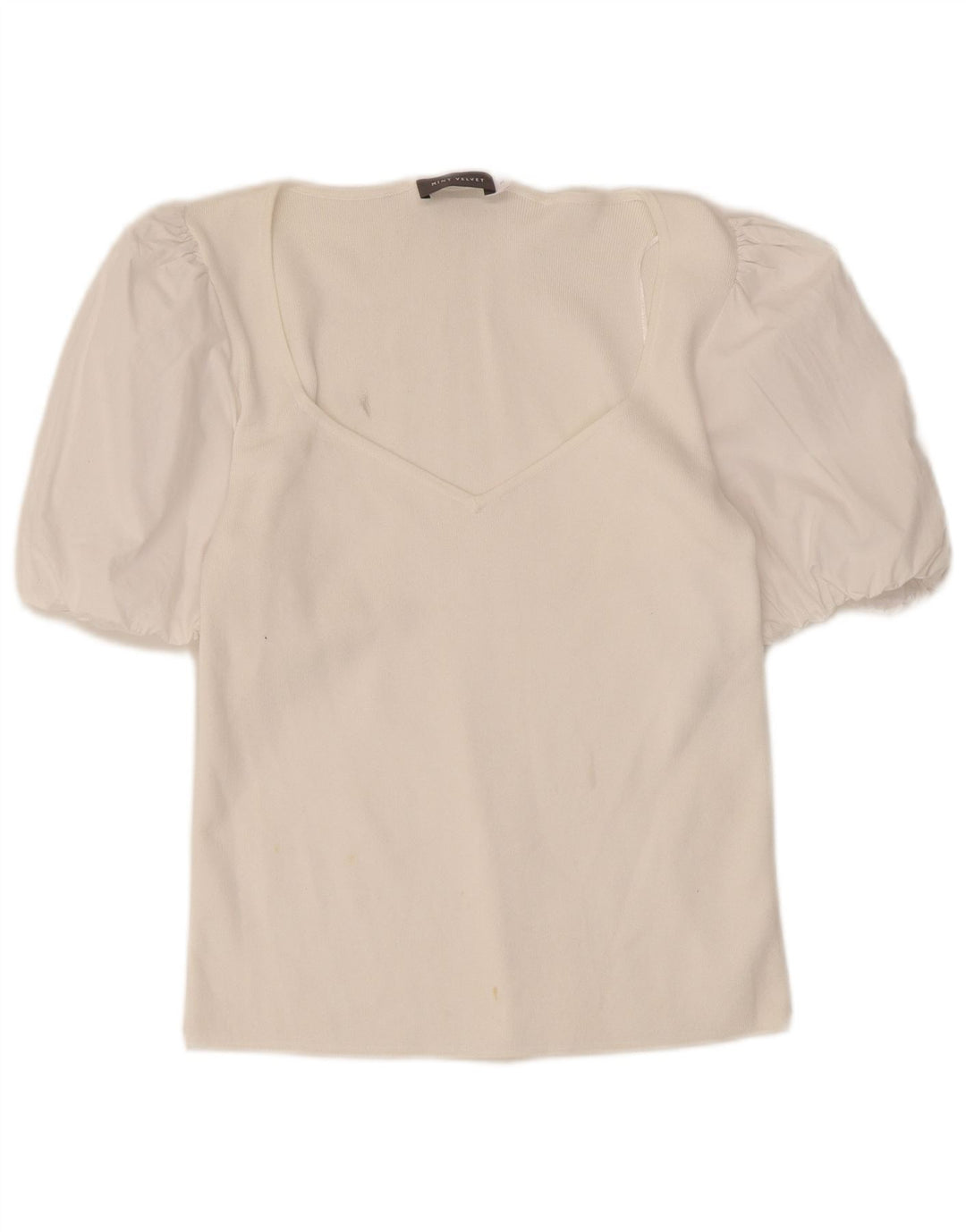 Женская блузка MINT VELVET Top UK 12, средний белый модал
