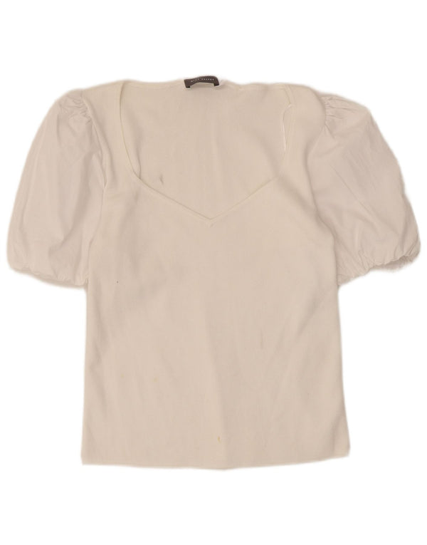 Женская блузка MINT VELVET Top UK 12, средний белый модал